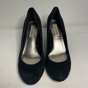 Steve Madden pumps heels black suade size 8